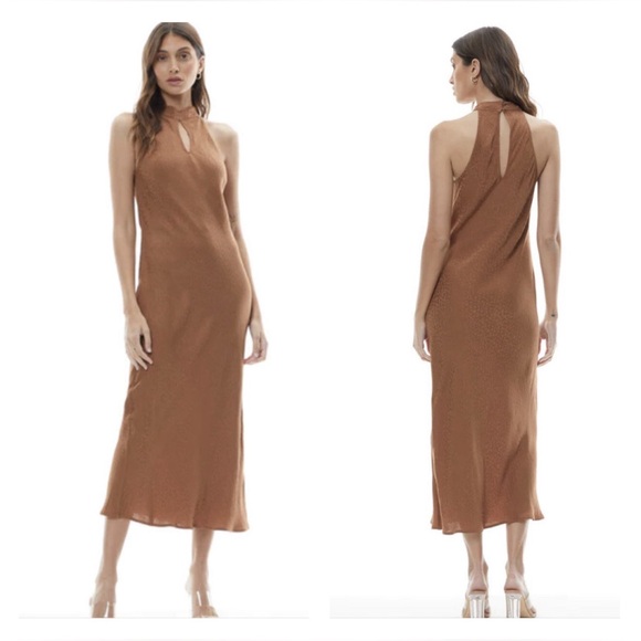 Young Fabulous & Broke Dresses & Skirts - Young Fabulous & Broke Lou Lou Dress In Brown Animal Print